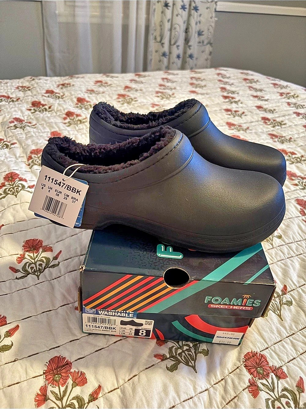 Skechers washable clogs Black Clogs US 8 NWT